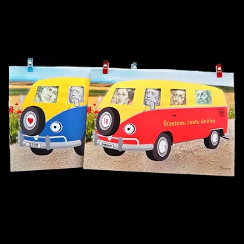 Vak na peníze Autobus - jak originálně a vtipně darovat peníze