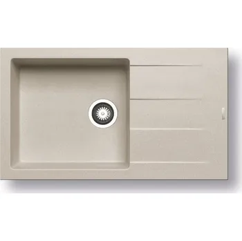 Nerezový dřez Pyragranitový dřez ATHLOS 1B 1D PLUS (86x50) beige