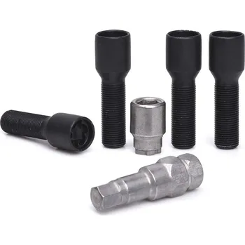 Autodoplněk Pojistné bezpečnostní šrouby M14x1,25x40 kužel, klíč 17/19, SICUTUNE BVT740, černé