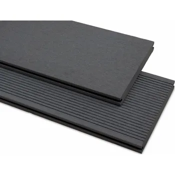 Terasové prkno WPC terasové prkno 4m x 140mm - BambooGard Expert - světle šedá