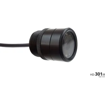 Kamera do auta Kamera do auta HD-301-IR 170° s nočním viděním o průměru 30 mm s IR LED osvětlením - Amio (01572)