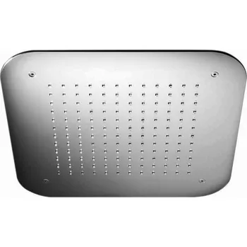Sprchová hlavice Sanjet Zápustná sprcha 42x42 cm, nerez lesk