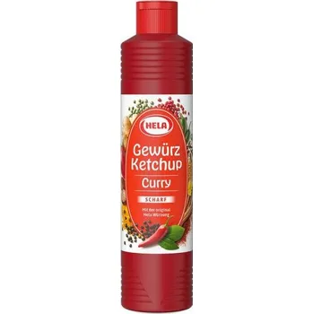 Omáčka Hela Curry kořeněný kečup ostrý 800g