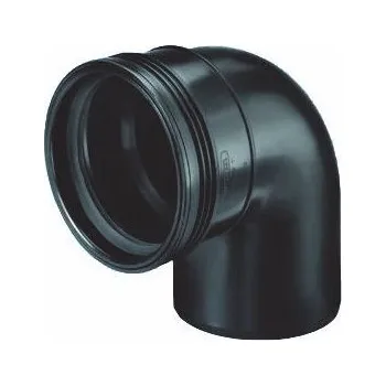 Černé PP koleno Ø 110 mm 90°