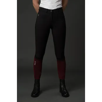 Jezdecké kalhoty PresTeq Rajtky AmbitionFirst PresTeq, s gripem, dámské, černé 38