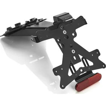 Držák SPZ Rizoma Nastavitelný držák RIZOMA s osvětlením SPZ a odrazkou pro motocykly SUZUKI GSX-S 1000 KATANA Černá