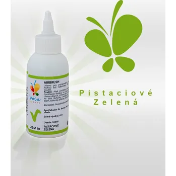 Potravinářské barvivo Barva tekutá cukrářská Airbrush, pistáciově zelená 100 ml/lahvička