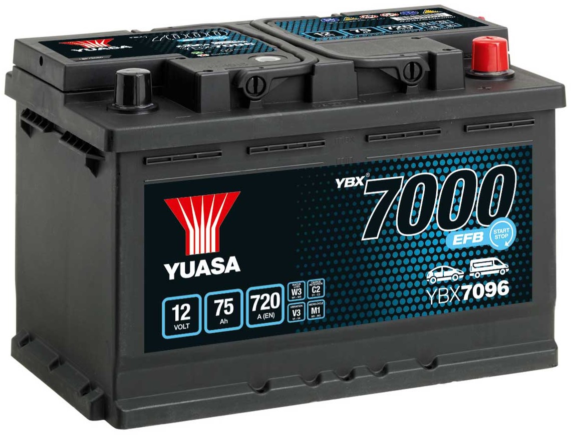 Yuasa YBX7096 12V 75Ah 700A