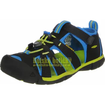 Chlapecká obuv Keen Seacamp II CNX black/brilliant blue 1022969 1022984 35