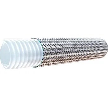 TEFLON 10 CHEMITEC CONVO PTFE 1X-CLWB hadice vysokotlaká univerzální, potravinářsky nezávadná,-teflon PTFE-mléčný,oplet z nerez drátu AISI
