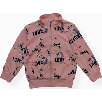 Dívčí mikina Dívčí mikina sv. růžová KM9906 Kugo Velikost: 104