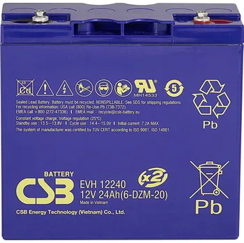 Trakční baterie CSB Battery EVH12240