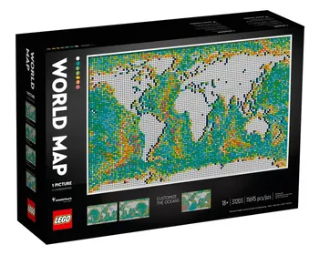 Stavebnice LEGO LEGO Art 31203 Mapa světa