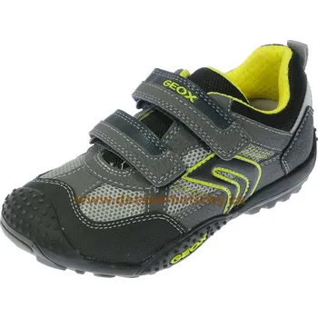 Chlapecké tenisky Geox J62F2A 014CE C0666 grey/lime 31