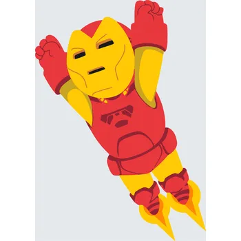 Malování podle čísel - Iron man, Avengers Velikost: 40x50cm, Rámování: Pouze srolované plátno