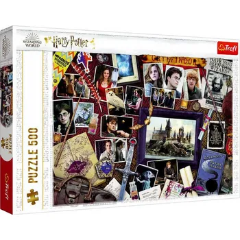 Puzzle Trefl Harry Potter Vzpomínky na Bradavice 500 dílků