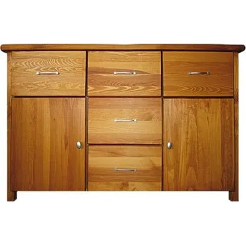 Komoda Komoda Vega 09, KB Výběr moření: Bezbarvý Lak, Druh dřeva: Borovicový masiv