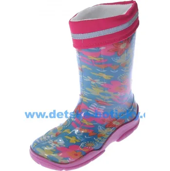 Dámské holínky Protetika zateplené holínky fialové 33