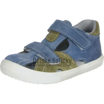 Chlapecké polobotky Jonap 036S modro-zelená 30