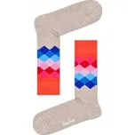 Béžovo-červené ponožky Happy Socks