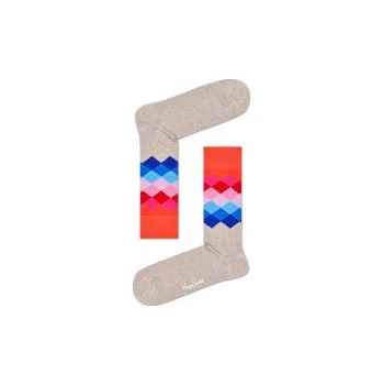 Dámské ponožky Béžovo-červené ponožky Happy Socks
