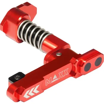 Sportovní střelba MAXX Model CNC záchyt zásobníku pro M4/16 (style B) - červený