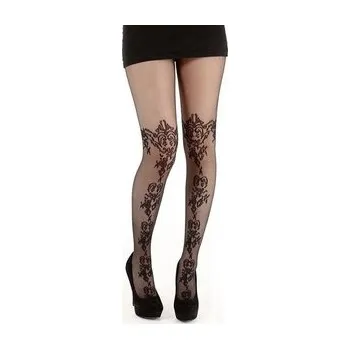 Dámské punčochy Punčocháče průhledné - Lace Over Knee