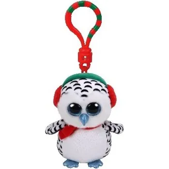 plyšák Ty Beanie Boos NESTER - sova, 8,5 cm small 3˝