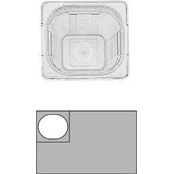Plech na pečení GN 1/6 v.10cm polykarbonát 17,6x16cm, 1,2 lt