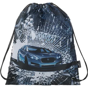 Školní sáček BAGMASTER SHOES ALFA 9 C BLUE/BLACK