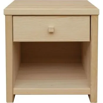 Noční stolek Noční stolek Classic 127, KB Výběr moření: Ořech, Druh dřeva: Borovicový masiv