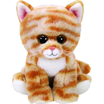 plyšák TY Beanie Babies CLEO - gold tabby cat 6" medium 6˝