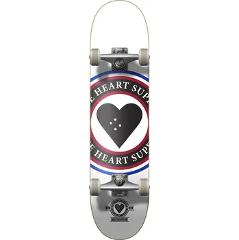 Skateboard heart supply Skateboard insignia complete white