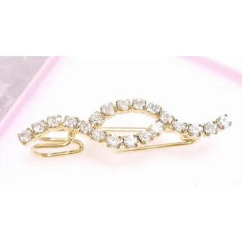 Brož Brož kovová se zirkony BR048