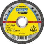 Řezný kotouč kronenflex, a 960 tz special, inox, rovný, 125x1x22,23, pro ruční řezání