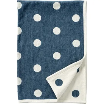 Dětská deka Dětská deka chenille Dots blue 140x90, Klippan Švédsko Modrá