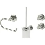 Koupelnová sada LENZ NOA háčky, držák WC papíru, WC štětka