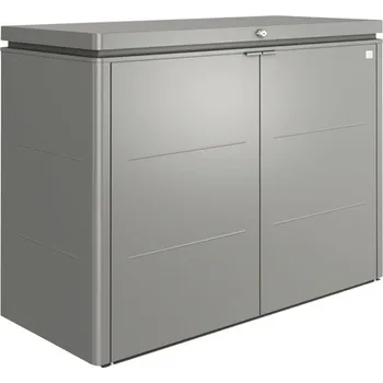 Úložný box Biohort Úložný box HighBoard 160, šedý křemen metalíza (Zahradní úložné boxy Biohort)
