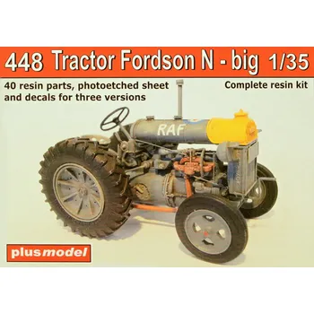 Plastikový model Plusmodel 1/35 Tractor Fordson N - big (complete resin kit)