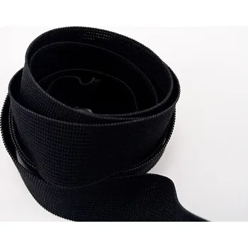 Textilní guma Prádlová pruženka - měkká - černá - šířka 3 cm