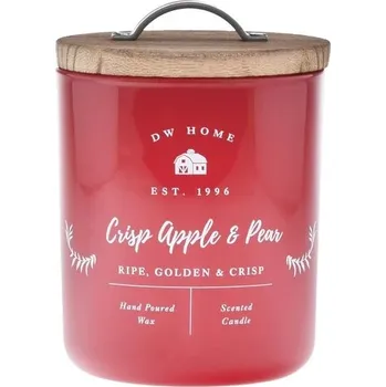 Svíčka DW HOME Vonná svíčka ve skle Crisp Apple & Pear, střední