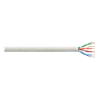 Síťový kabel Cat.6 Patch kabel, U/UTP, CCA, 305m Barva: šedá, Balení: metráž do 100 m