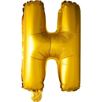 Balónek Procos - Balonek písmeno H zlatý (102 cm) -