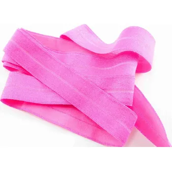 Náramek Lemovací pruženka - růžová - šířka 2 cm