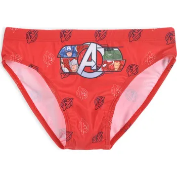 Chlapecké plavky Chlapecké plavky AVENGERS HEROES červené Velikost: 128