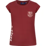 Dívčí tričko FC Barcelona Forca Barca červené Velikost: 128 (7 let)