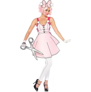 Karnevalový kostým Leg Avenue - Dámský kostým roztomilá papírová panenka - XS