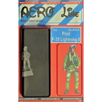 Plastikový model Plusmodel 1/48 Pilot F-35 Lightning II (1 fig.)
