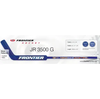 Hokejka Brankařská hokejka Frontier 3500 Goal Délka: 54 cm, Zahnutí: Rh Regular