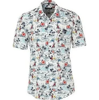 Pánská košile Pánská košile Casa Moda Comfort Fit módní tisk Havaj krátký rukáv vel. 48 - 56 (3XL - 7XL) - 5XL